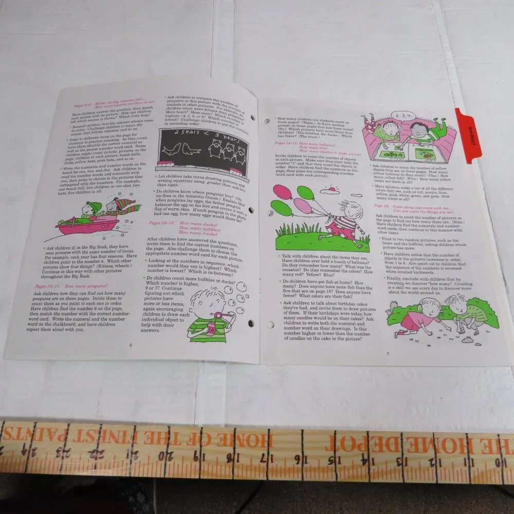 How Many BIG BOOK (almost 2 feet tall) with teacher pages CLASSROOM SIZE